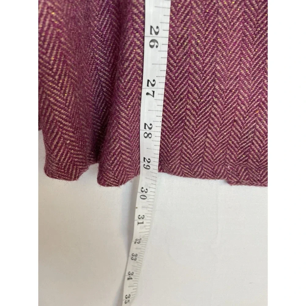 Vintage Stuff by Hilary Duff Girls Y2K Peacoat‎ Herringbone Wool Blend Jacket M